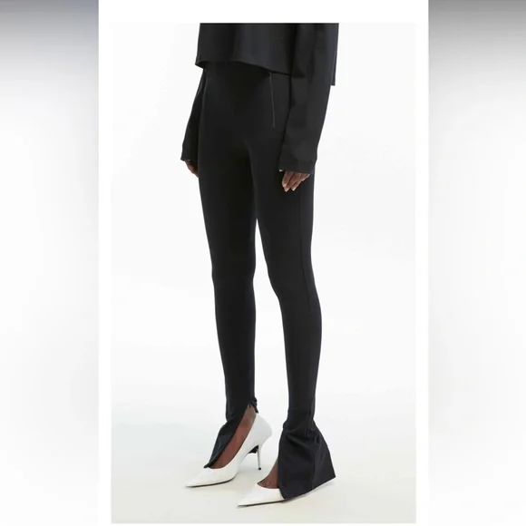 Wardrobe NYC Legging Side Zip Legging Black Size XL
